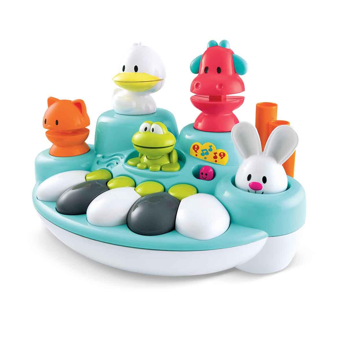 آلات الألعاب الموسيقية من مركز التعلم المبكر وسيلة رائعة لتعريف طفلك بعالم الموسيقى والإيقاع بطريقة ممتعة وتفاعلية. صُممت خصيصًا لتناسب الأيدي الصغيرة وتتميز بألوان زاهية ومواد آمنة