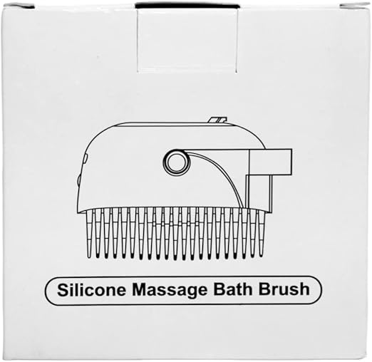 Marf Silicone Bath Massage Brush Unisex Mint Green Body Scrubber – Safqqa Egypt