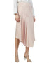Splash Floral-Pattern Asymmetric-Hem Midi Skirt for Women