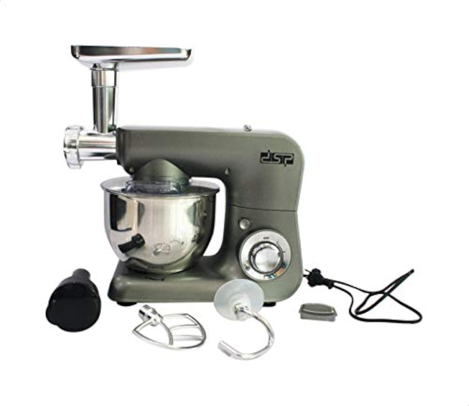 DSP KM3042 Stand Mixer 1000W 4L Stainless Steel Silver Damage Box – Safqqa Egypt