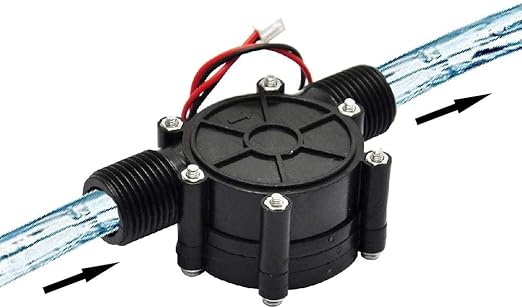 Beduan Micro Water Turbine Generator 12V G1/2 Male Thread for Garden