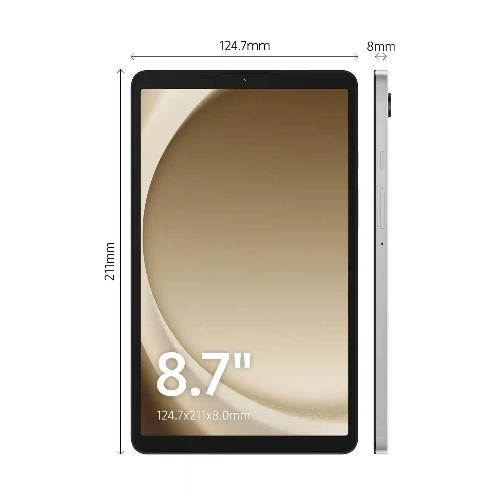 Samsung Galaxy Tab A9 4G LTE, 8.7 Inch Android Tablet, 4GB RAM, 64GB Storage, 8MP Rear Camera-