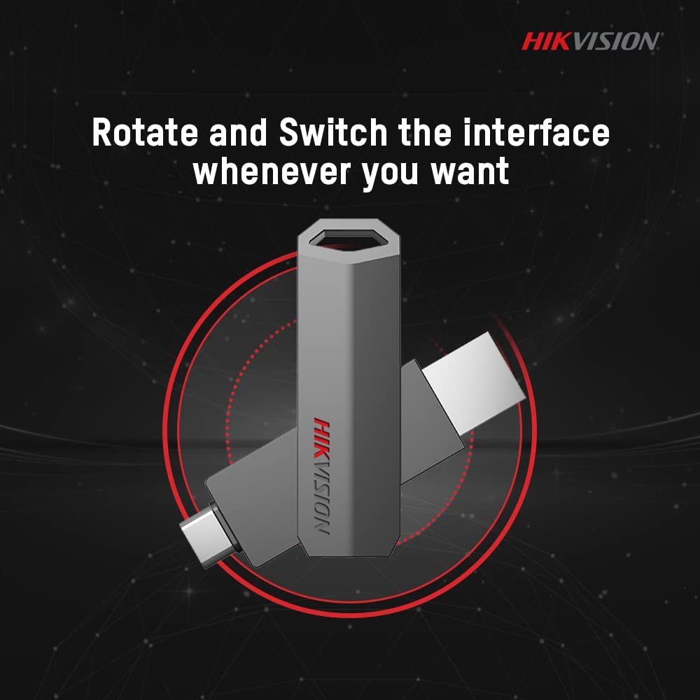 Hikvision E304C Ultra Dual Drive Go USB Type-C Flash Drive - 64GB - Safqqa Egypt