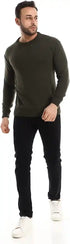 Andora mens Regular Fit Round Neck Basic Pullover Sweater - Safqqa Egypt