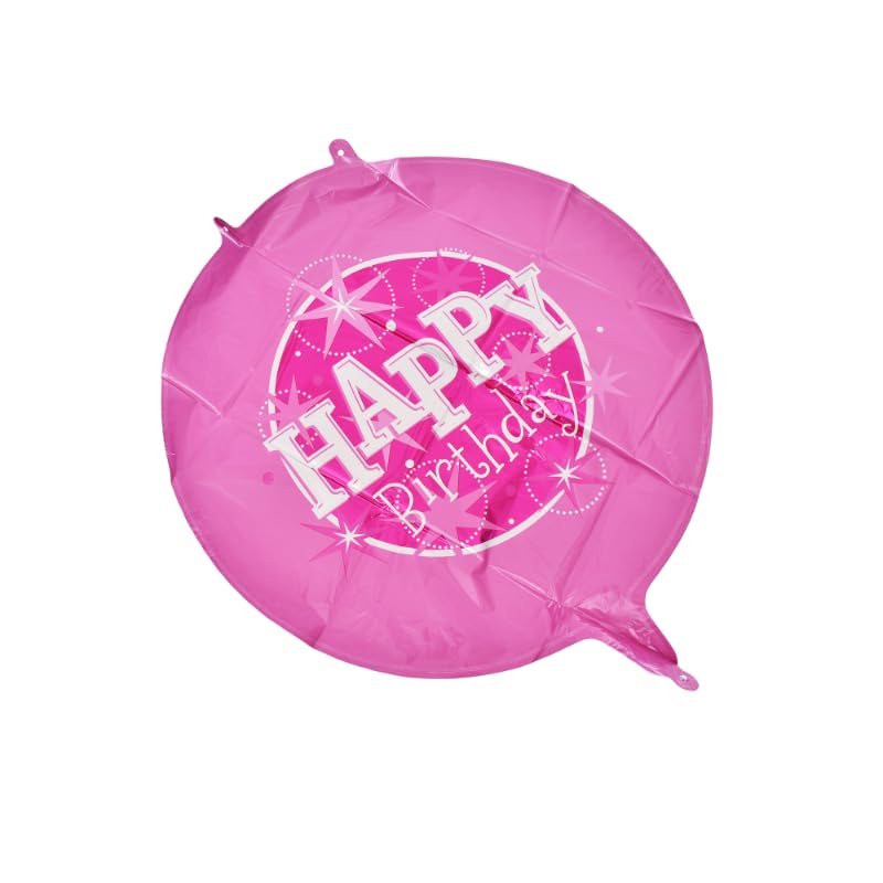 بالونات فويل كبيرة على شكل كيكة عيد ميلاد متعددة الأشكال يمكن ملؤها بالهواء أو الهيليوم تتضمن ماصة وشفاطة وشريط مصنوع خصيصًا لتزيين حفلات أعياد الميلاد 5 قطع - الألوان