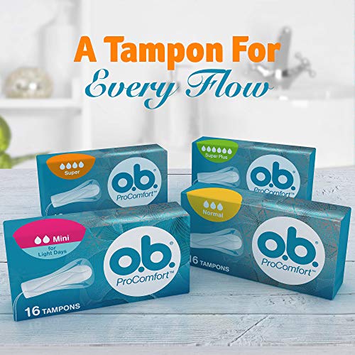 Ob Tampons, Procomfort, Super, Pack of 16 Tampons