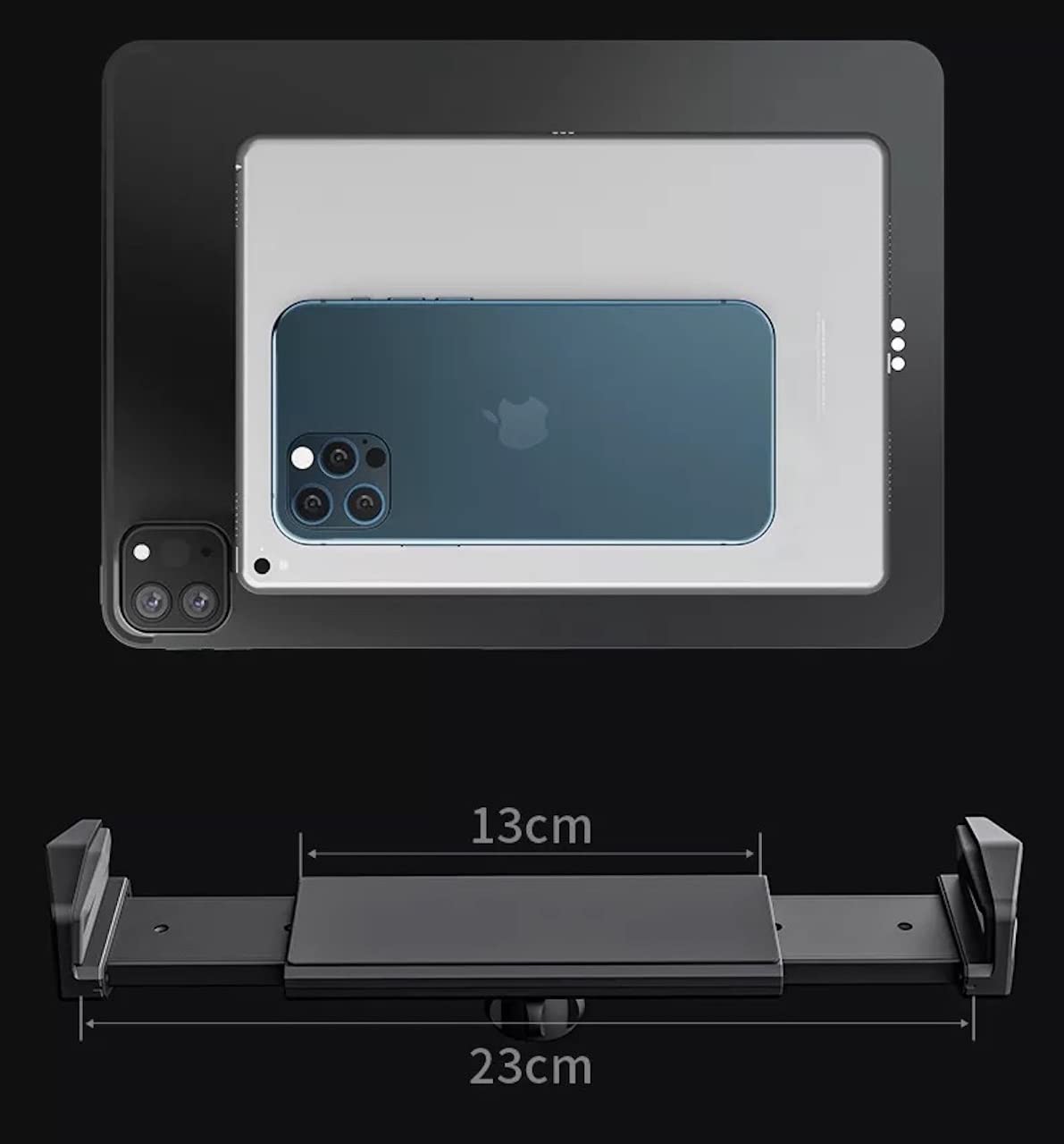 حامل الأجهزة اللوحية ذو الذراع الطويل وتصميم المفاصل الثلاثة هو حامل مكتبي متين وقابل للتعديل بشكل كامل، مثالي للاستخدام على المكتب أو السرير أو أثناء العمل. مصنوع من سبائك الألمنيوم القوية والخفيفة التي توفر ثباتًا عاليًا ومظهرًا أنيقًا عصريًا