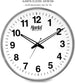 Ajanta Quartz Wall Clock (32cm x 32cm x 2cm, White Dial and Silver Rim)