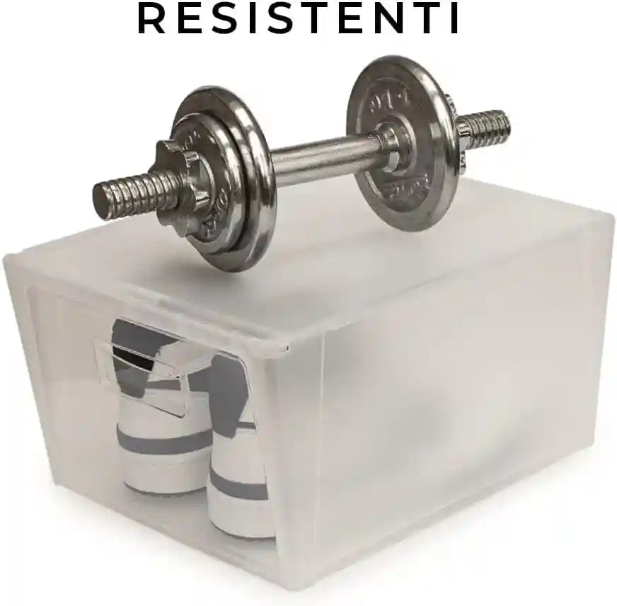 طقم من ٢ منظم أحذية من سنيبس يوفر طريقة عملية وأنيقة لترتيب الأحذية. مصنوع في إيطاليا بجودة عالية