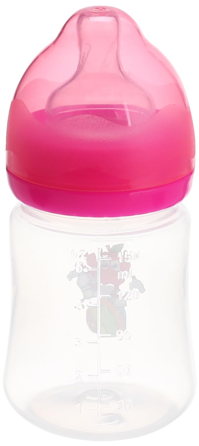 طقم لا فروتا يحتوي على زجاجة كلاسيكية من الزجاج بسعة 150 مل وحلمة تقويمية مناسبة للأطفال من عمر 0 إلى 6 أشهر. تم تصميمه لتوفير التغذية والراحة للطفل مع ضمان السلامة والنظافة.