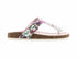 Sprox Floral-Pattern Side-Buckle Flip Flops For Women