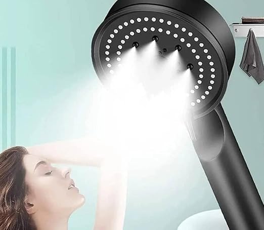 دش يدوي عالي الضغط توربو مع 5 وظائف (بدون علبة)