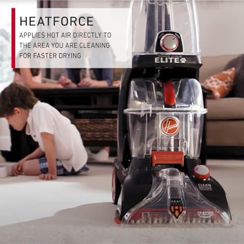 Hoover Carpet & Floor Cleaner Power Scrub Elite with Quick dry and Spin Scrub technology 1200W  CWGDH012- Used AND Without Liquid - Have Scratches