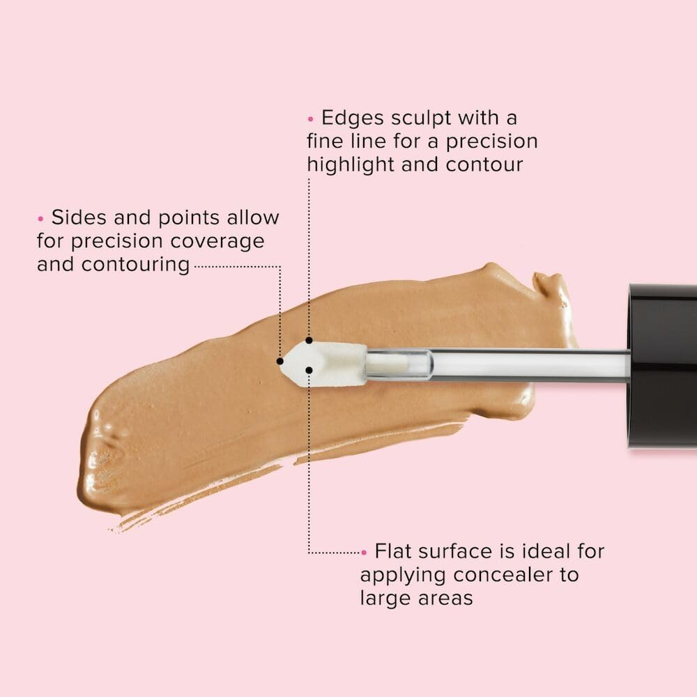 احصلي على تغطية مثالية ومظهر طبيعي مع كونسيلر تو فـيـسـد  يتميز بتركيبة خفيفة توفر تغطية كاملة تخفي العيوب والهالات السوداء والاحمرار، كما تعمل على إضاءة البشرة وتحديد ملامح الوجه
