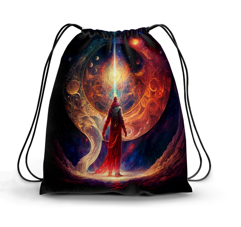 TAT DRAWSTRING BAG - 955, MultiColor, Large