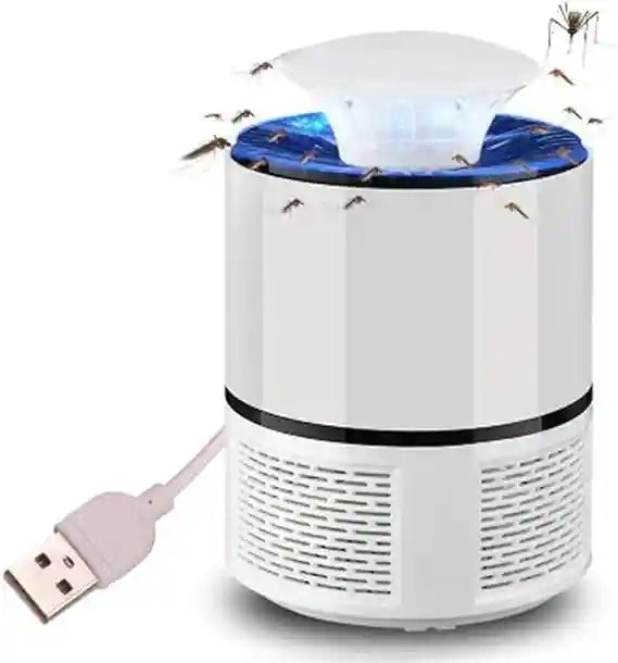 LED Electric Mosquito Killer UV Lamp Bulb - Fly Bug Insect Zapper Pest Trap Light (White)