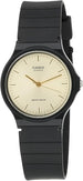 Casio Men Watch MQ-24-9ELDF Gold Dial Black Band Casual Quartz