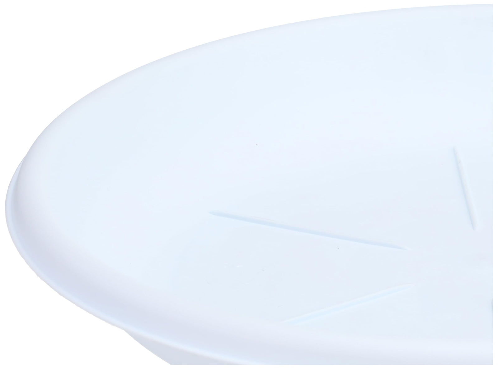 Bama Round Saucer 25103, White, Plastic, Made in Italy, Garden Plant Pot Base Tray