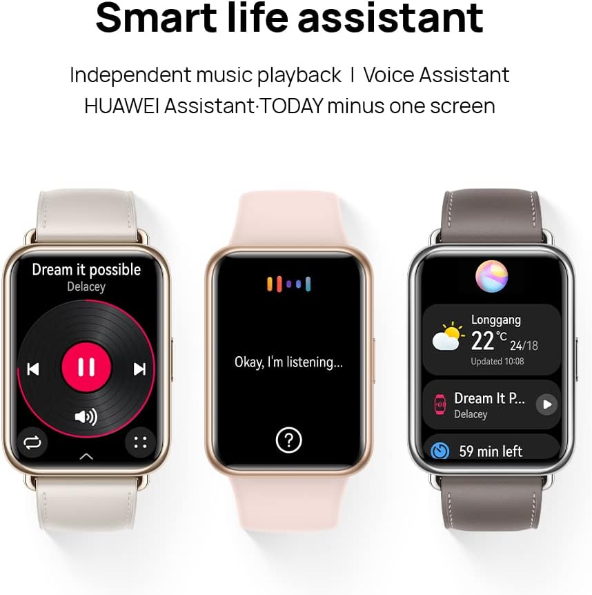 HUAWEI Smartwatch Activity Tracker Heart Rate Blood Oxygen Black – Safqqa Egypt