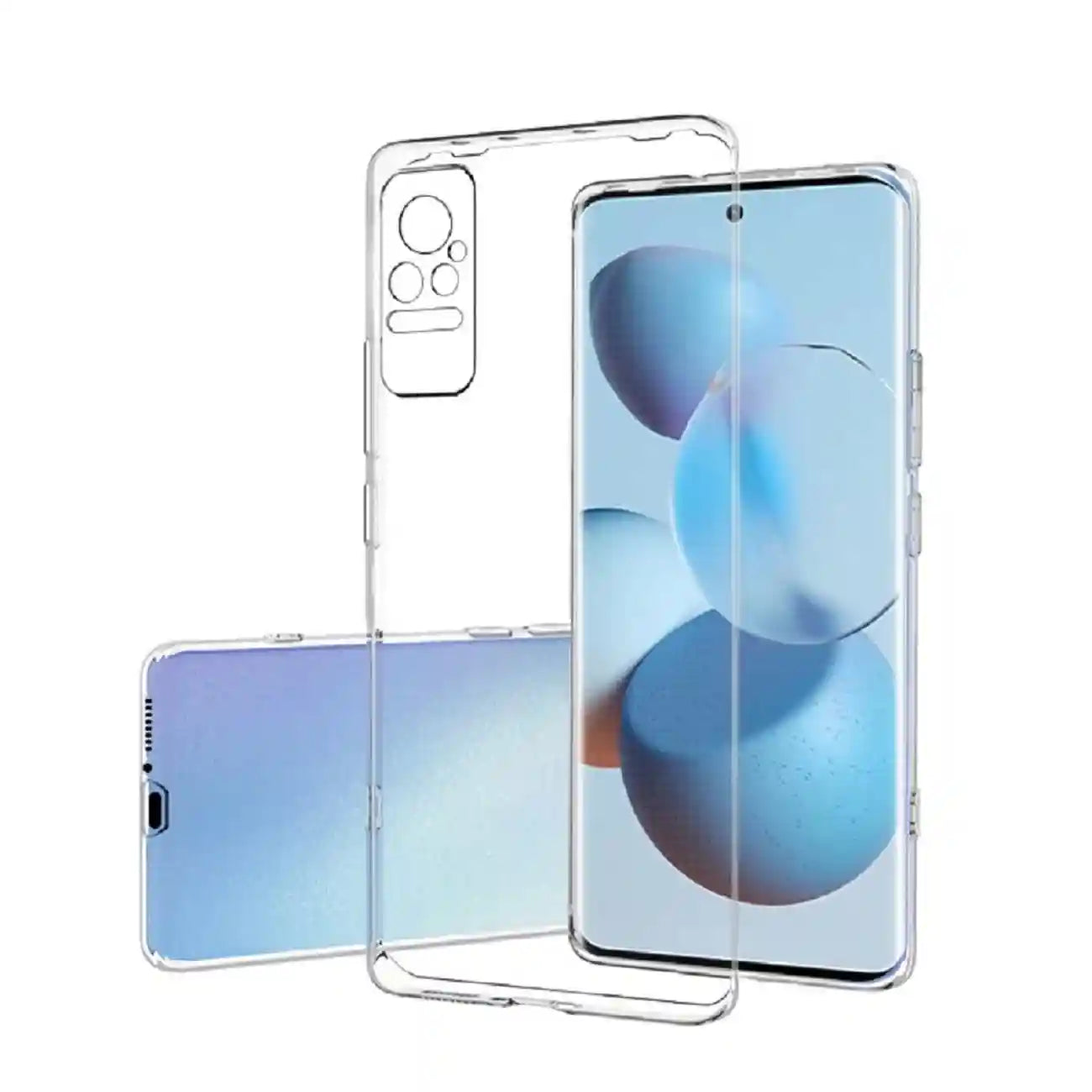 Case for Xiaomi Civi 1S, Slim Thin Transparent Back Cover with Camera Protection Soft TPU Scratch Resistant Shockproof Anti-Drop Case - Crystal Clear - Safqqa Egypt