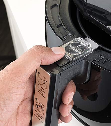 Black+decker af250g-b5 air fryer with rapid air covection technology, 2.5 liter, 800 g - black and gold - 220v supply voltage and 50hz