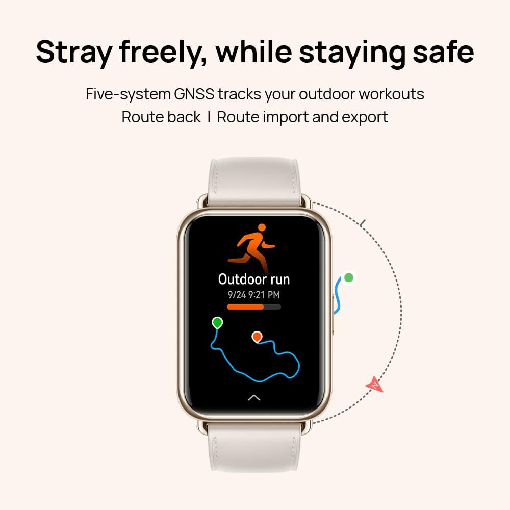 HUAWEI Smartwatch Activity Tracker Heart Rate Blood Oxygen Black – Safqqa Egypt
