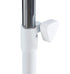 WENKO Coat Rack Freestanding, Clothes Hanger Stand for Entryway, Coat Rack with Shoe Storage, Adjustable Corner Coat Rack, White/Chrome, Holds up to 110lbs, 27.6 x 44-65.4 x 21.7 in