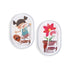 Bager Swan Bathrobe Hook 2 Pcs, White - Safqqa