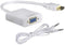 حول فيديو عام HDMI إلى VGA بدقة 1080P م متوافق مع أجهزة الكمبيوتر واللابتوب ومشغلات DVD وشاشات HDTVع صوت – لأجهزة الكمبيوتر وأقراص DVD وشاشات HDTV