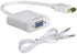 Generic HDMI Male to VGA Female Video Adapter Cable with Audio Cable for PC
