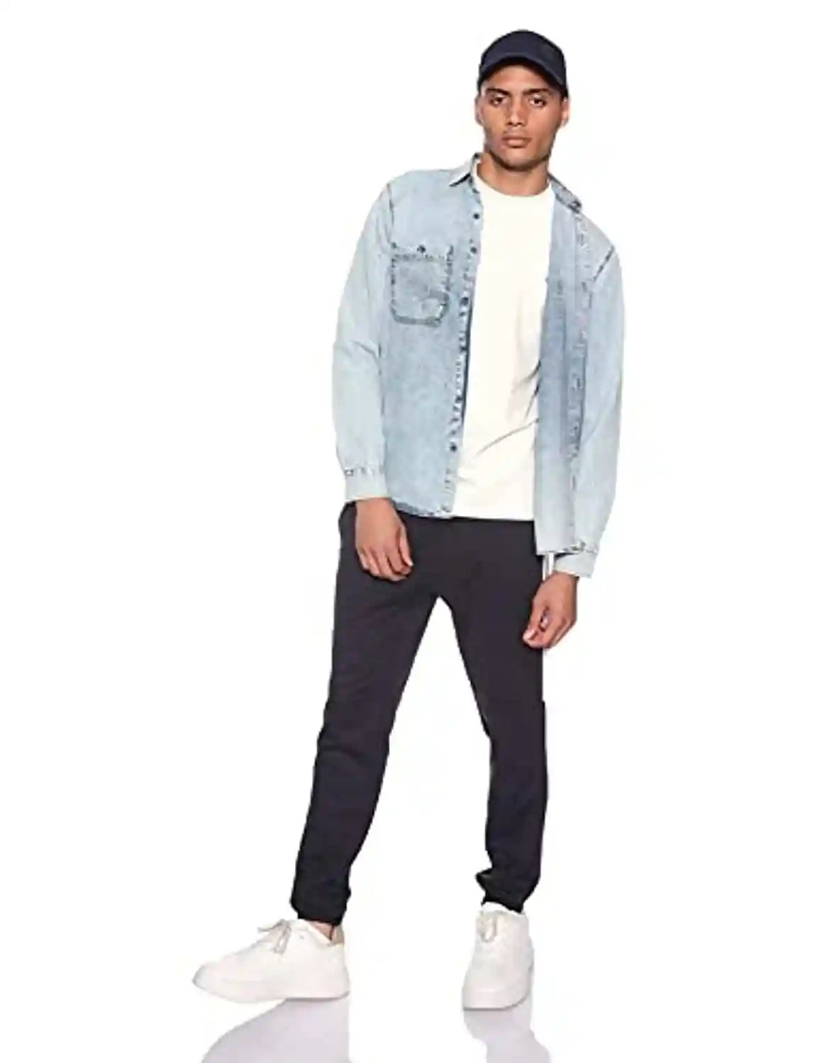 EDITORA 34 by Amr Diab Cotton Crew-Neck Chest-Logo Short-Sleeve T-shirt for Men - - Safqqa Egypt