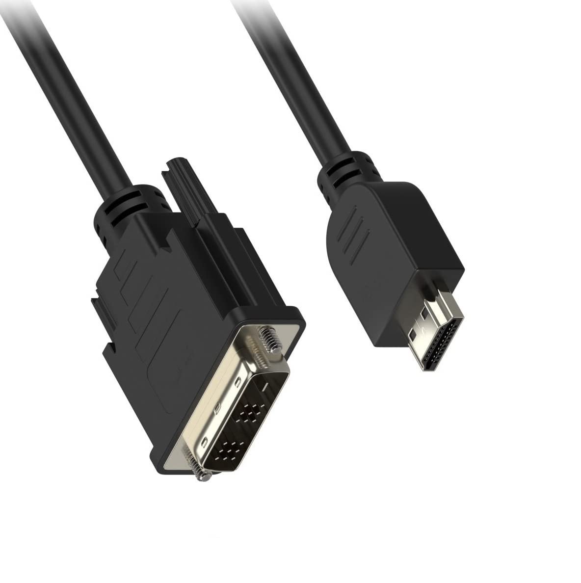كيندكس kx2591 كابل عرض شاشة من HDMI إلى DVI-D، 1.4 متر - أسود