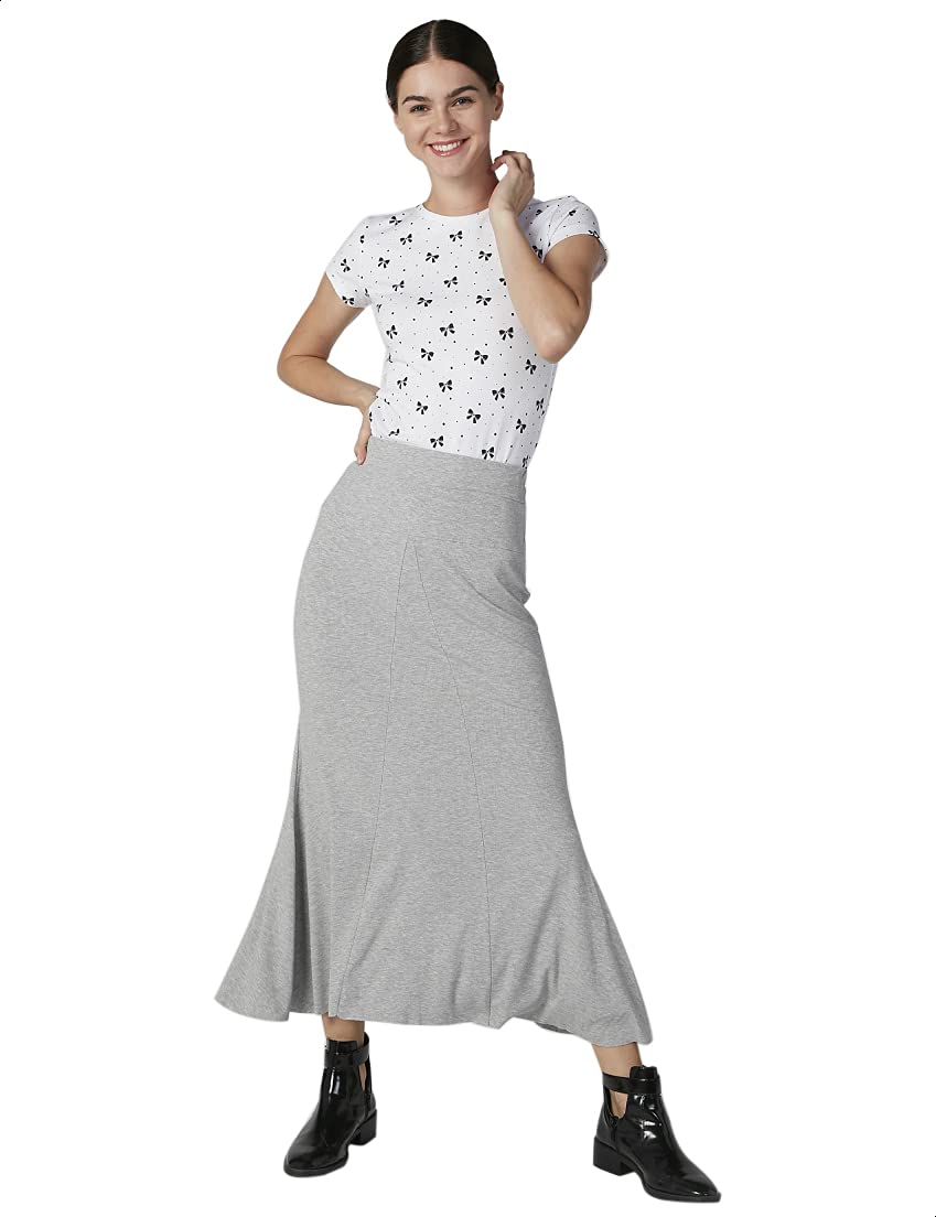  تجمع تنورة 2Xtremz العالية الخصر بطول ماكسي وتصميم A-Line للنساء بين الأناقة والراحة.