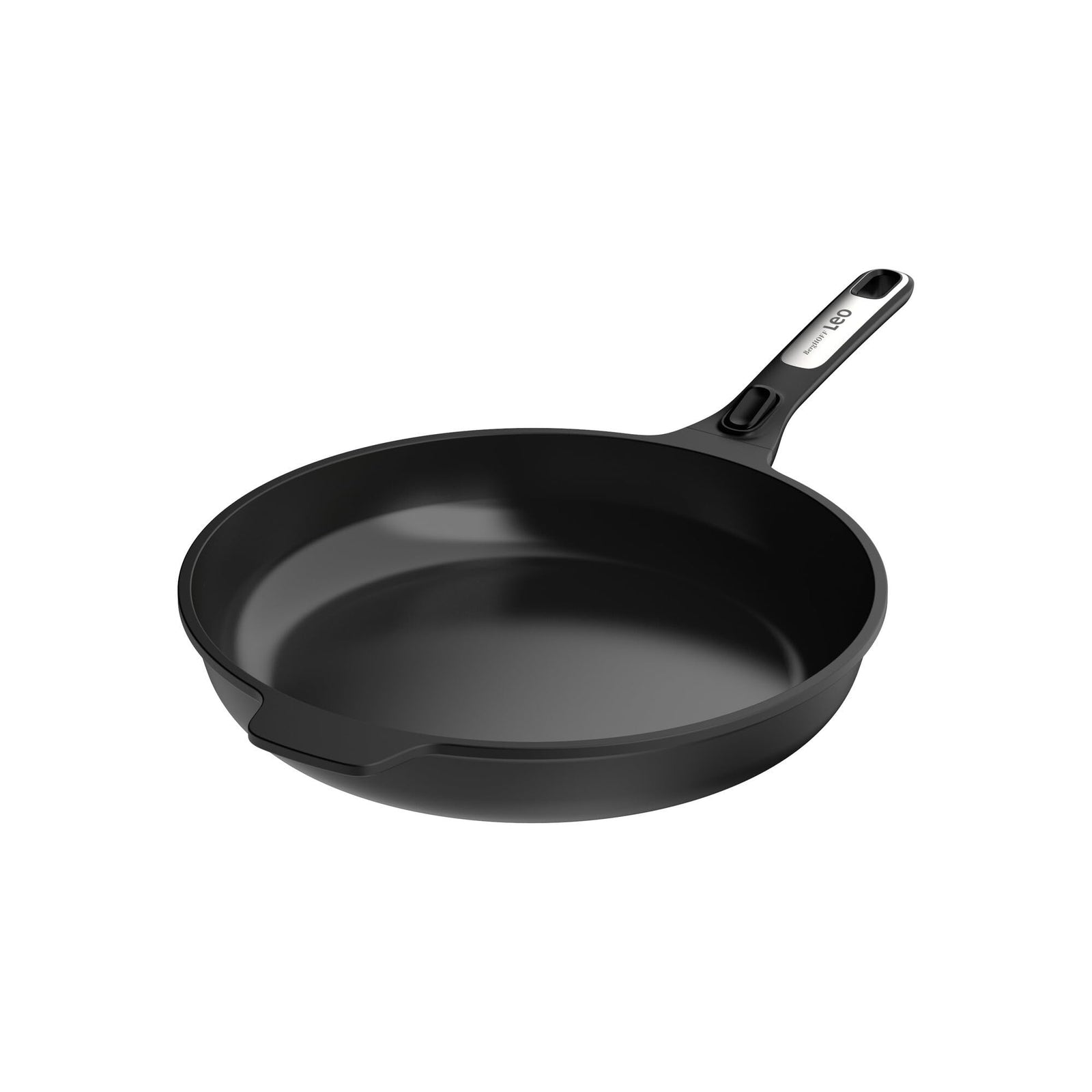 Leo Phantom Ceramic Non-Stick Frying Pan 31.75 cm with Detachable Handle, Recycled Cast Aluminum and Non-Toxic Cera Green Coating by BergHOFF