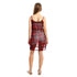 JAMILA Women Plaids Sheer Short Cover Up OUTERWEAR