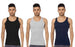 Cottonil Mens Cottonil set of 3 Derby Tank top for Men Modern (pack of 3)- Damage Box - Safqqa Egypt