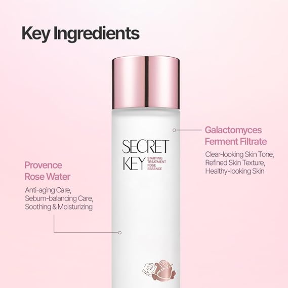 Secret Key Starting Treatment Rose Essence 150ml – Hydration & Radiance