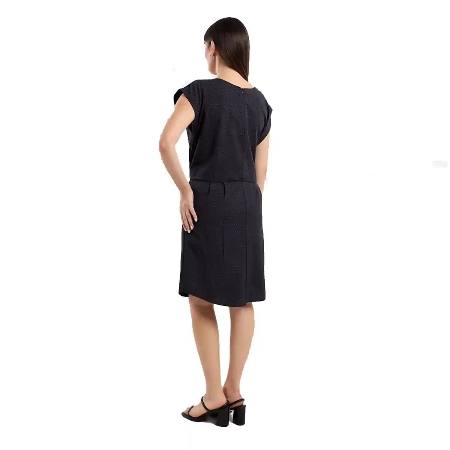 JAMILA Women sleevless plain short dress - Safqqa Egypt