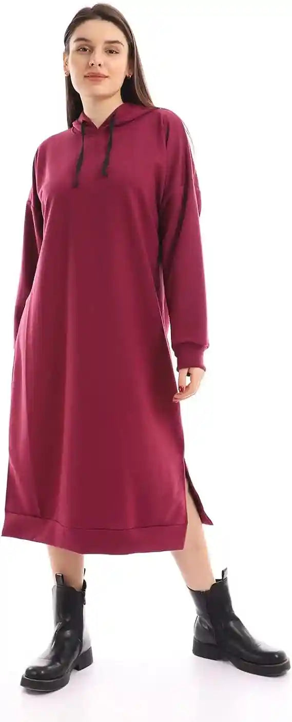 JAMILA Women’s Oversized Plain Long Dress