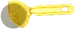 Freecook Pizza Cutter ,Yellow ,Sharp Stainless Steel Blade For Easy Cutting - Safqqa