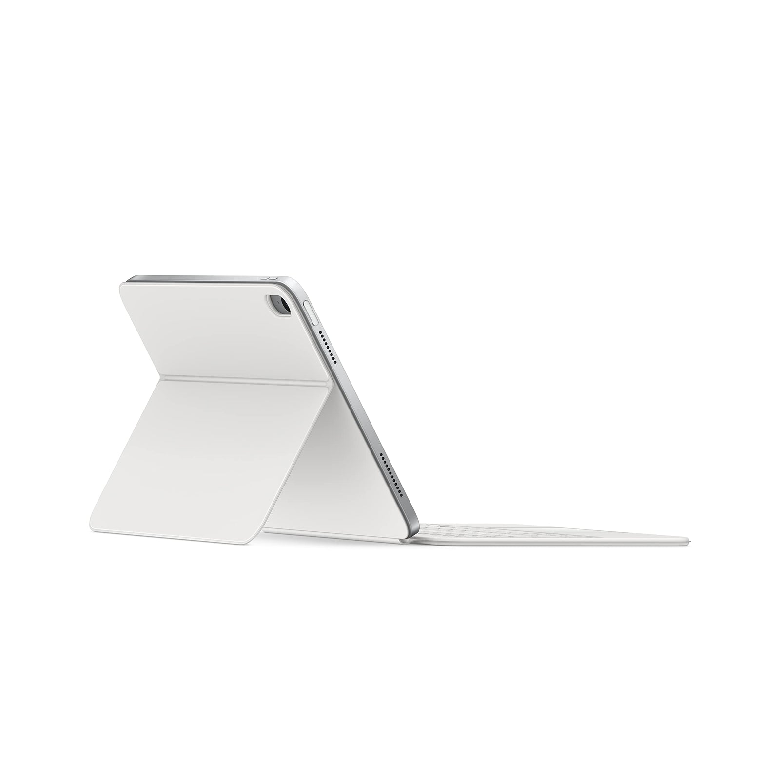 Apple Magic Keyboard Folio: iPad Keyboard and case for iPad (A16 and 10th Generation), Detachable Two-Piece Design That attaches magnetically, Built-in trackpad, US English – White