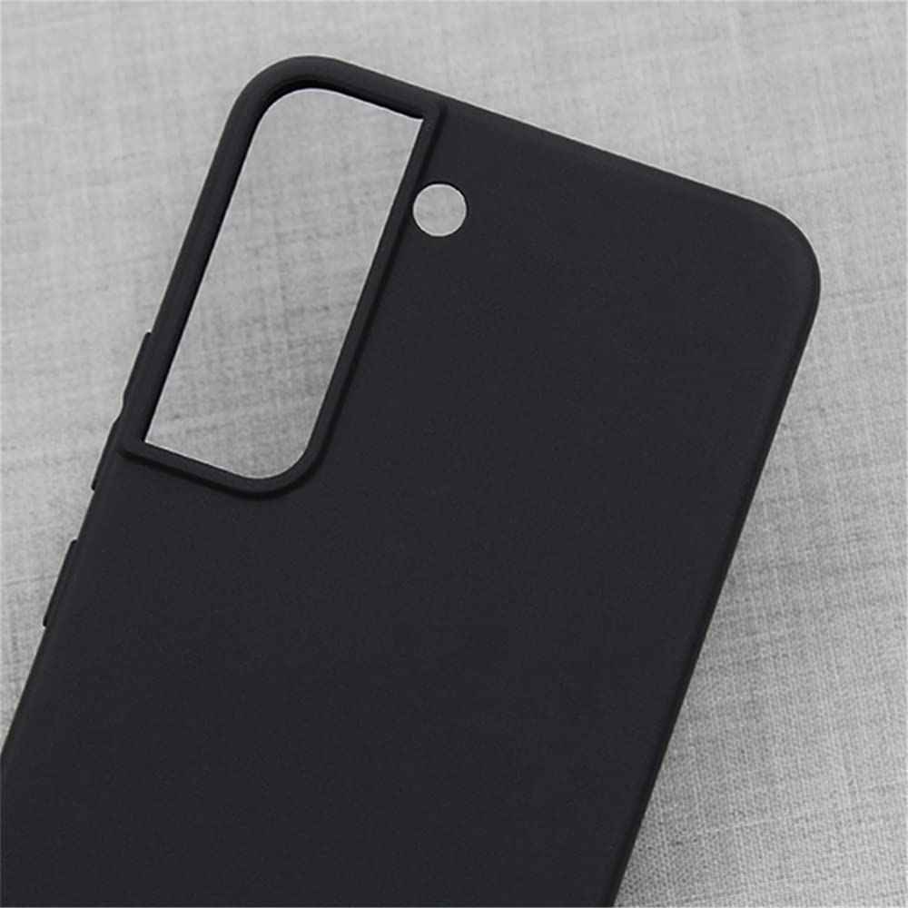 متوافق مع حقيبة سامسونج جالاكسي S22، حقيبة هاتف واقية من السيليكون المرن (أسود) – Safqqa Egypt