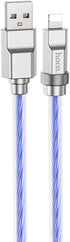 Hoco U113 - Solid Charging And Data Transmition Cable , USB-A To Lightning Plug, Compatible With Apple iPhone iPad Airpods