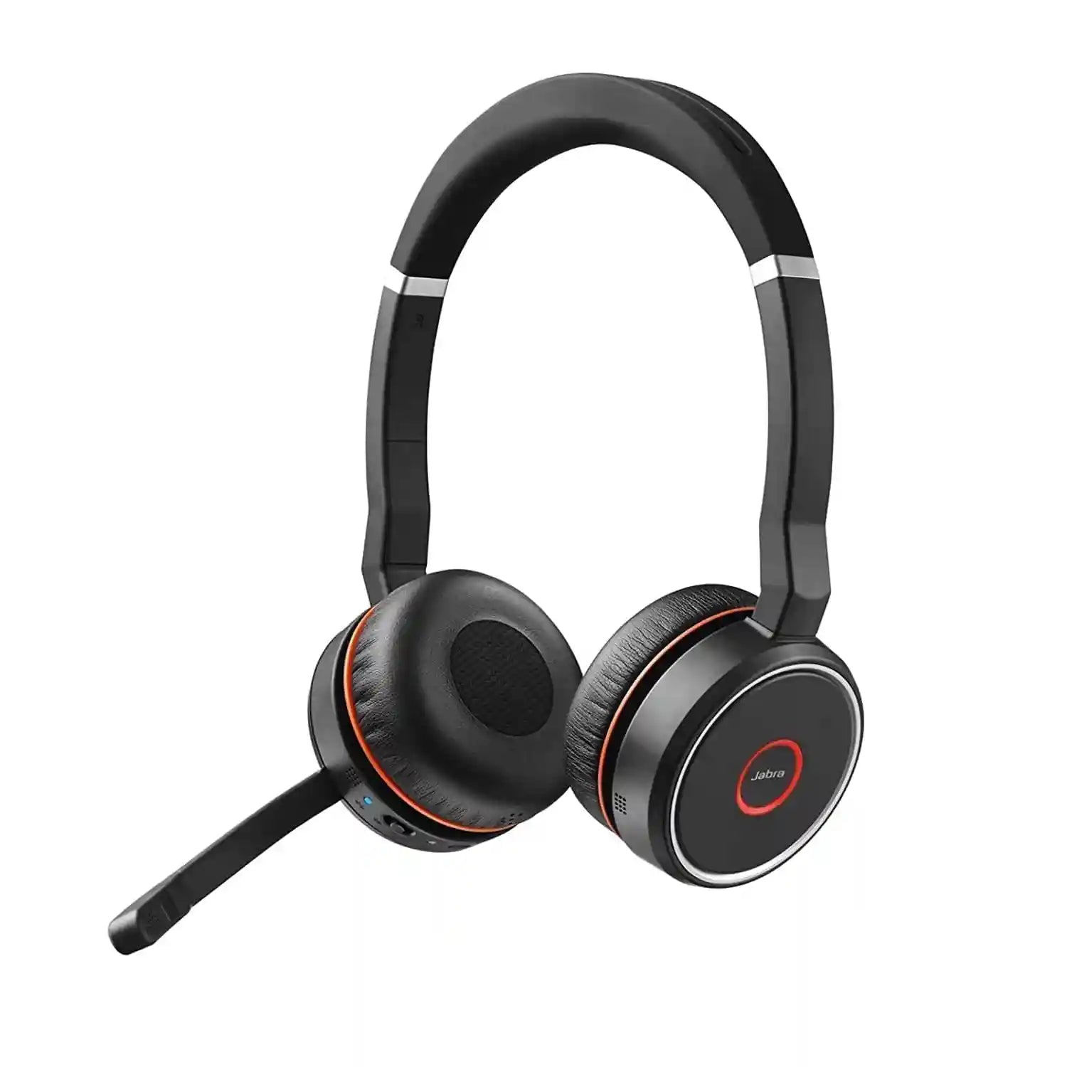 Jabra Evolve 75 MS Wireless Headset, Stereo – Includes Link 370 USB Adapter – Bluetooth Headset with World-Class Speakers, Active Noise-Cancelling Microphone, All Day Battery - Safqqa Egypt