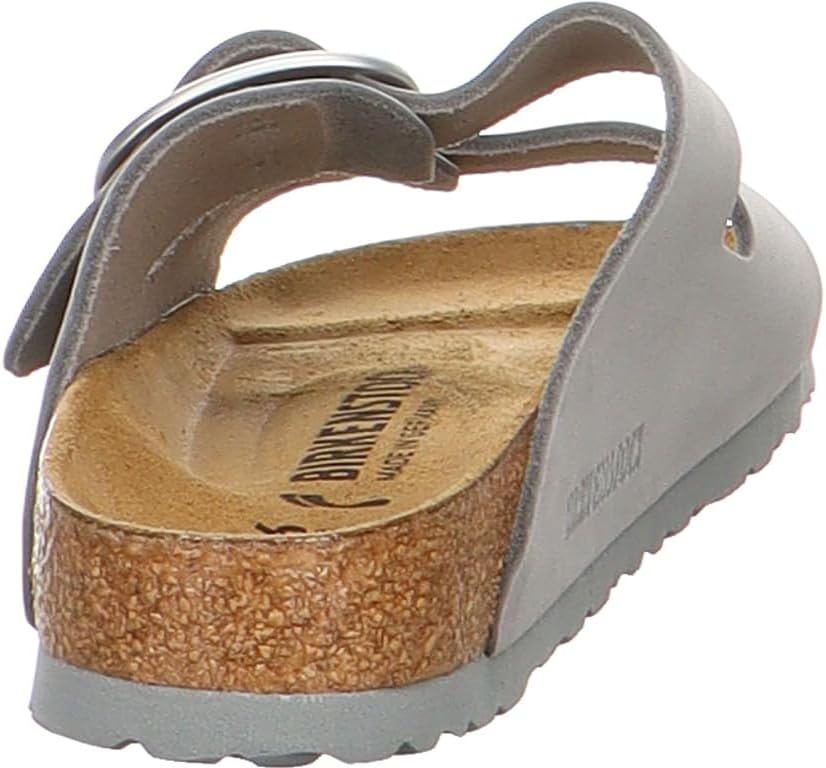 Birkenstock Arizona Big Buckle Nubuck Women's Dove Grey Sandals