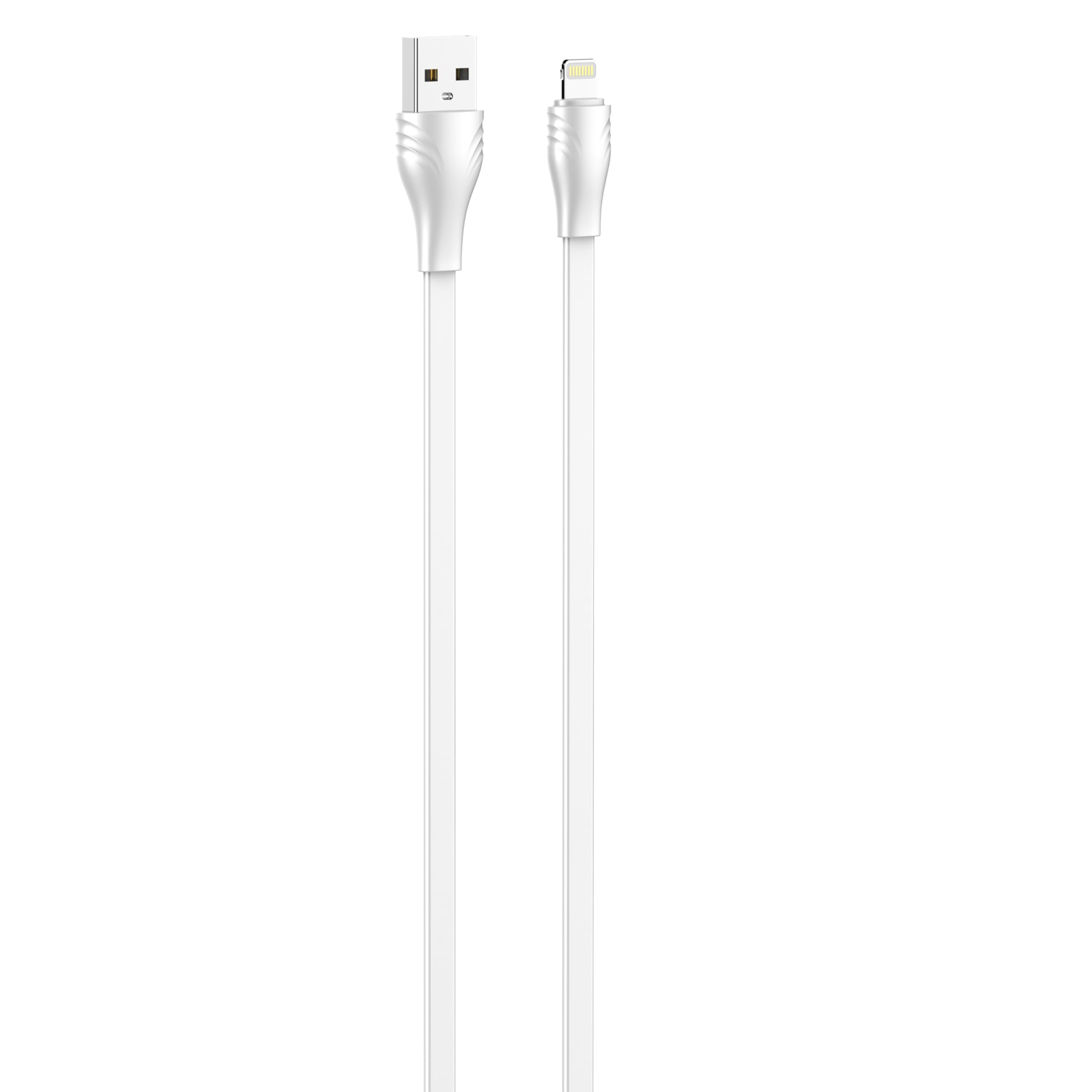 كابل بيانات شحن سريع LDNIO LS553 Lightning 2.1A بطول 3 أمتار - أبيض
