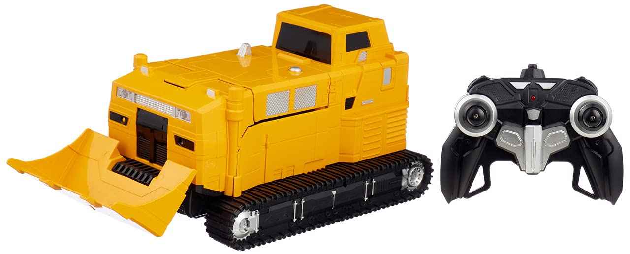 MZ Transforming Loader into Robot with Remote Control for Boys, Yellow-small - Safqqa Egypt