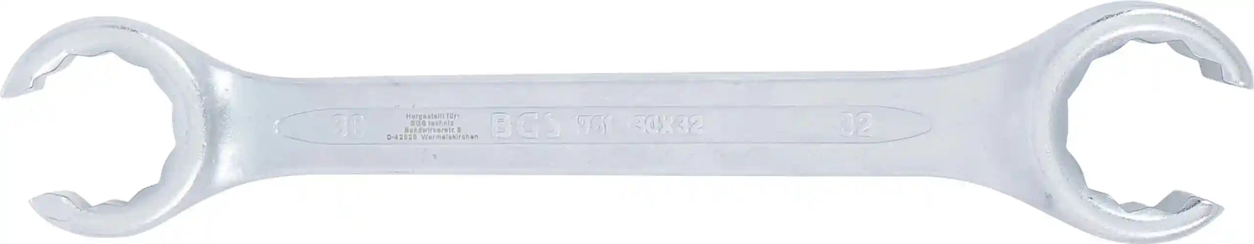 BGS 1761 Double Ring Spanner – 30x32mm, Open Type