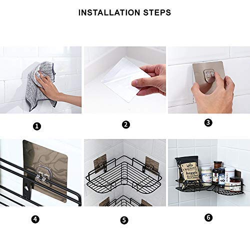 MD'S Home Multipurpose Wall Mount Corner Shelf – Kitchen & Bathroom (1 Pc) – Safqqa Egypt