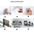 MD'S Home Multipurpose Wall Mount Corner Shelf – Kitchen & Bathroom (1 Pc)